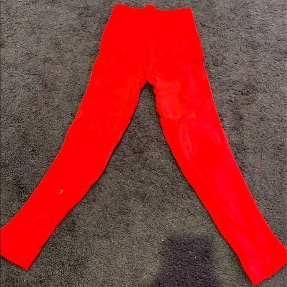 lululemon athletica Pants - lululemon red leggings
